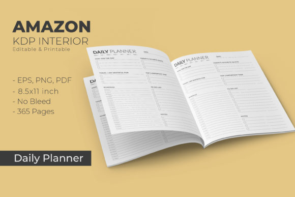 Download 2022 Daily Planner KDP and Print-ready - 2022 daily planner Collection