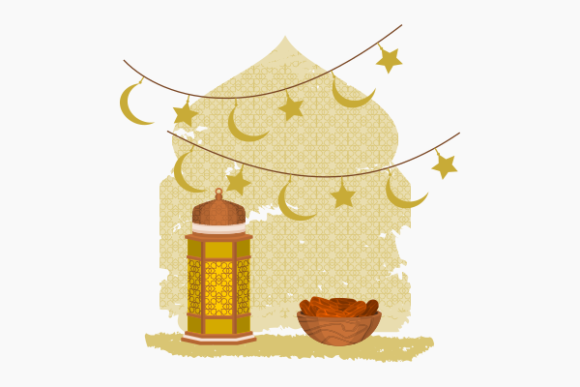 Download Ramadan Lamp and Dates Fruit Decoration - Premium Bundle